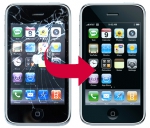 iPhone 3G 3GS Display Glas Reparatur